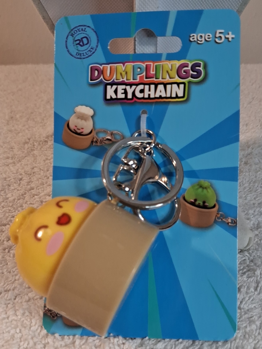 Dumplings Keychain Cute Yellow Dumpling Bag Charm